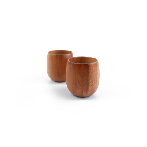 Gobelet en bois - lot de 2