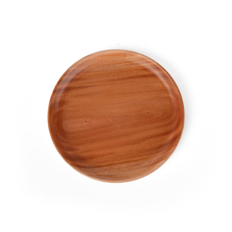 Khaya Wood Dinner Plate