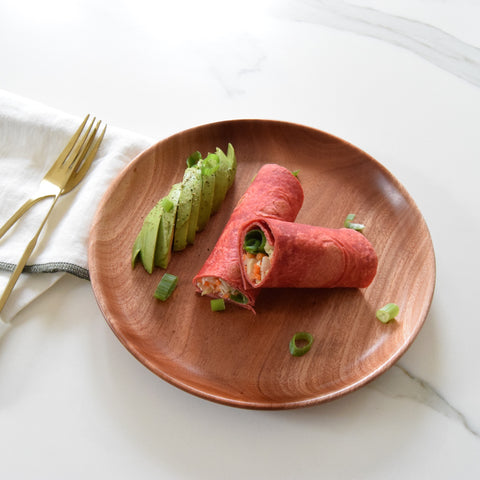 Khaya Wood Dinner Plate