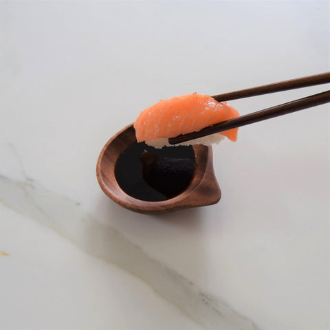 Khaya houten sauskom - set van 4