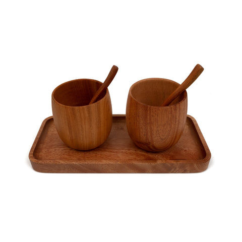 Khaya Cup Serving Set