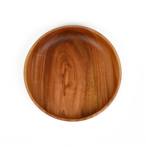 Khaya Wood Salad Plate