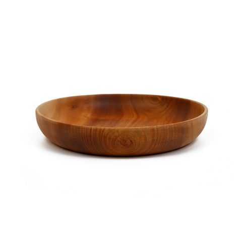 Khaya Wood Salad Plate