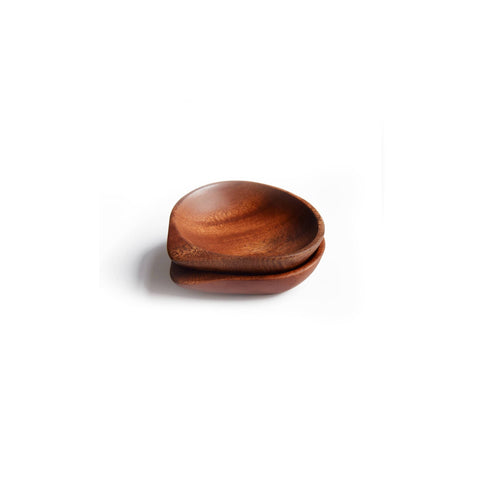Sauciere aus Holz – 4er-Set