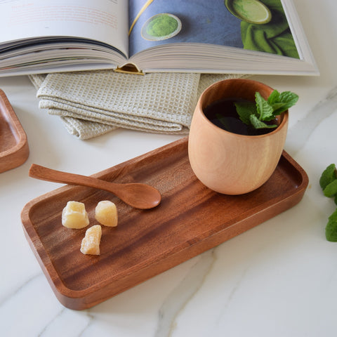 Khaya Wood Coffee Tray