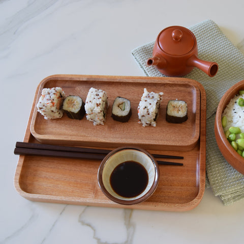 Khaya Wood Coffee Tray