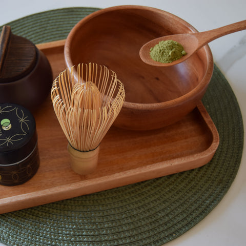 Khaya houten matcha kom
