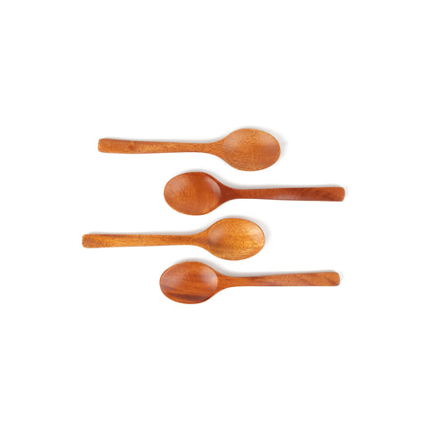 Khaya Wood Spoon - set of 4