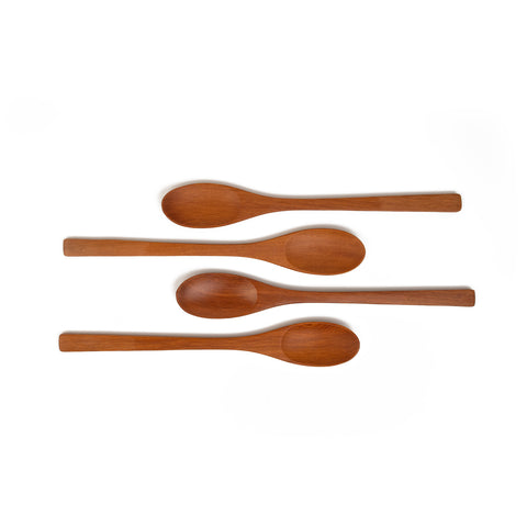Khaya Wood Long Spoon - set of 2