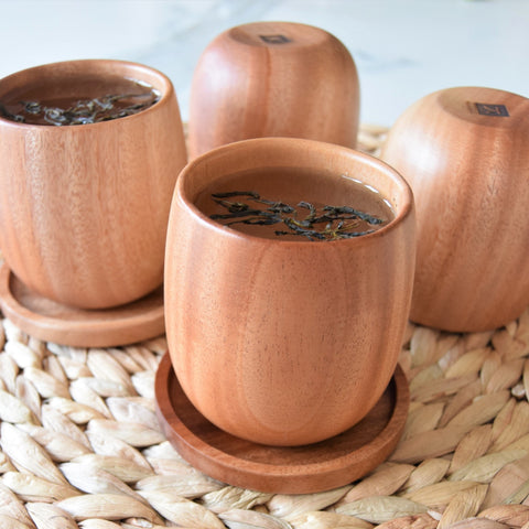 Khaya Wood Cup Set